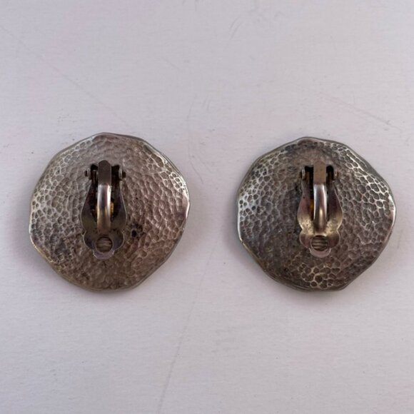 Norma Jean Clip-On Rhinestone Statement Earrings – Vintage Old Hollywood Glamour - Picture 2 of 5